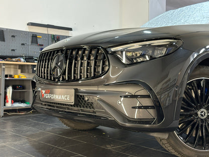 Sport Panamericana GT Kühlergrill für Mercedes GLC W254/C254/X254 AMG Line ab 06/2022 hochglanz schwarz