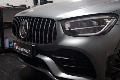 Sport Panamericana GT Kühlergrill hochglanz schwarz für Mercedes GLC X253/W253 Facelift AMG Line