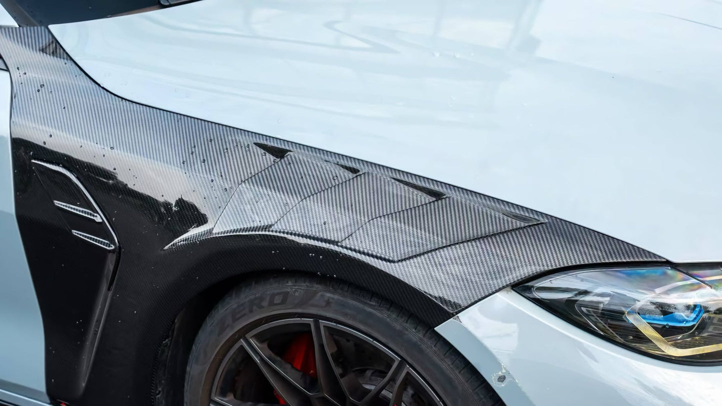 Dry Carbon Kotflügel Ersatz für BMW M3 G80 G81 M4 G82 G83 Original AE DESIGN