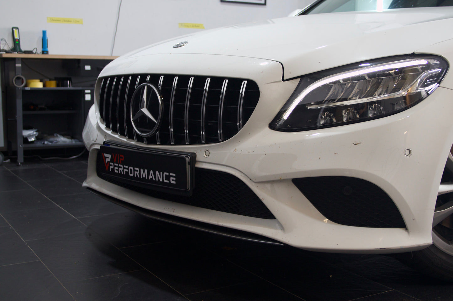 Sport Panamericana Kühlergrill für Mercedes C-Klasse W205/S205/A205/C205 2014-2021