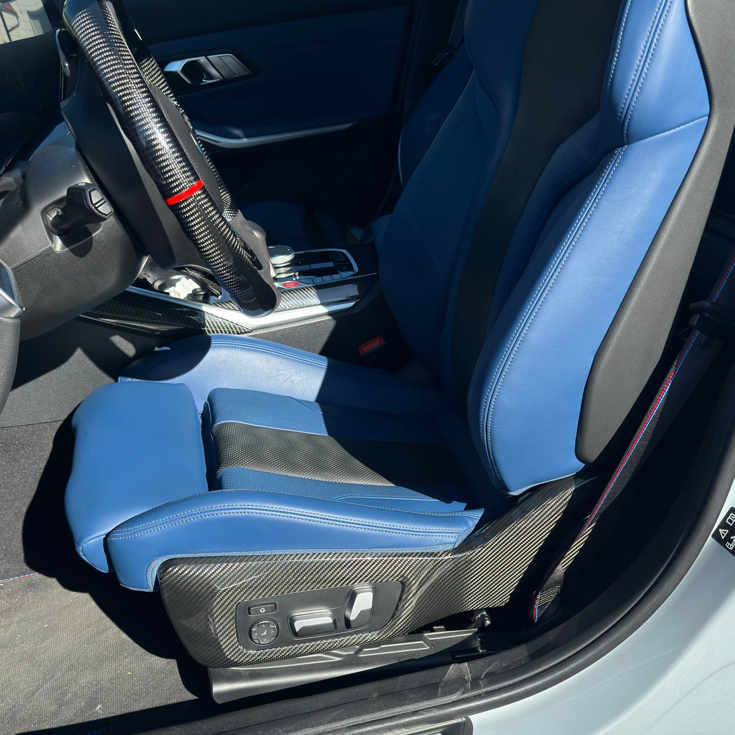 DRY CARBON Sitz Blenden Seitenabdeckung für BMW M2 G87 M3 G80 G81 M4 G82 G83