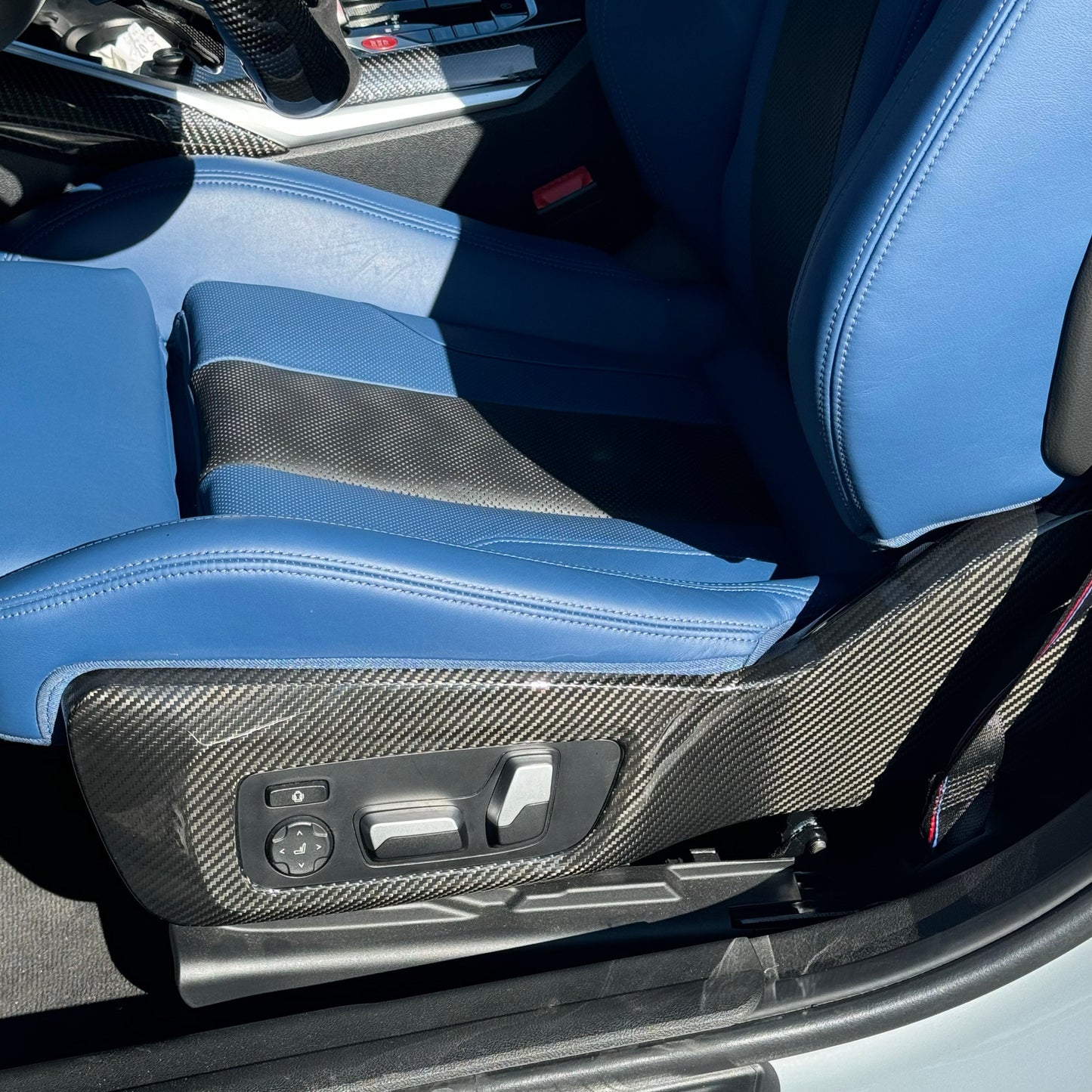 DRY CARBON Sitz Blenden Seitenabdeckung für BMW M2 G87 M3 G80 G81 M4 G82 G83