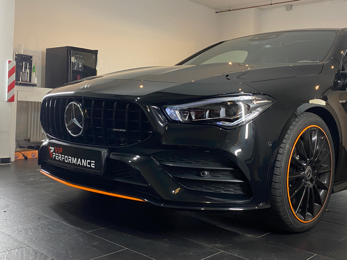Panamericana GT Kühlergrill hochglanz schwarz für Mercedes CLA C118/X118 2019-2023
