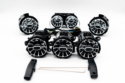 Mercedes CLA W118 Beleuchtete Lüftungsdüsen | Turbine Optik Set