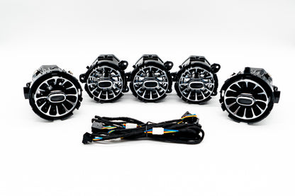 Mercedes CLA W118 Beleuchtete Lüftungsdüsen | Turbine Optik Set