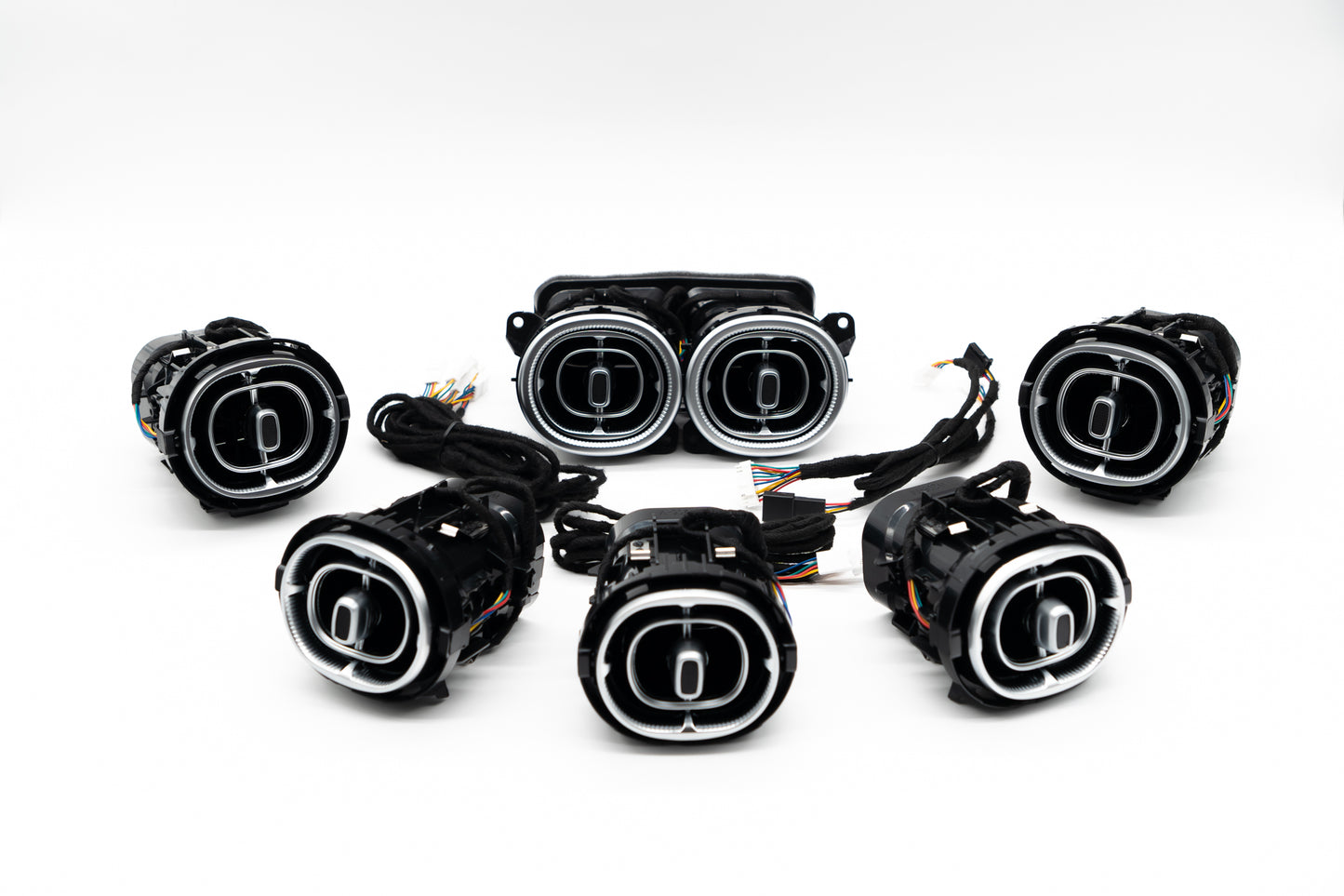 Mercedes C-Klasse W206 Beleuchtete Lüftungsdüsen | Vorne & Hinten