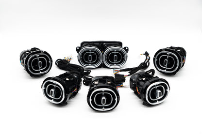 Mercedes C-Klasse W206 Beleuchtete Lüftungsdüsen | Vorne & Hinten