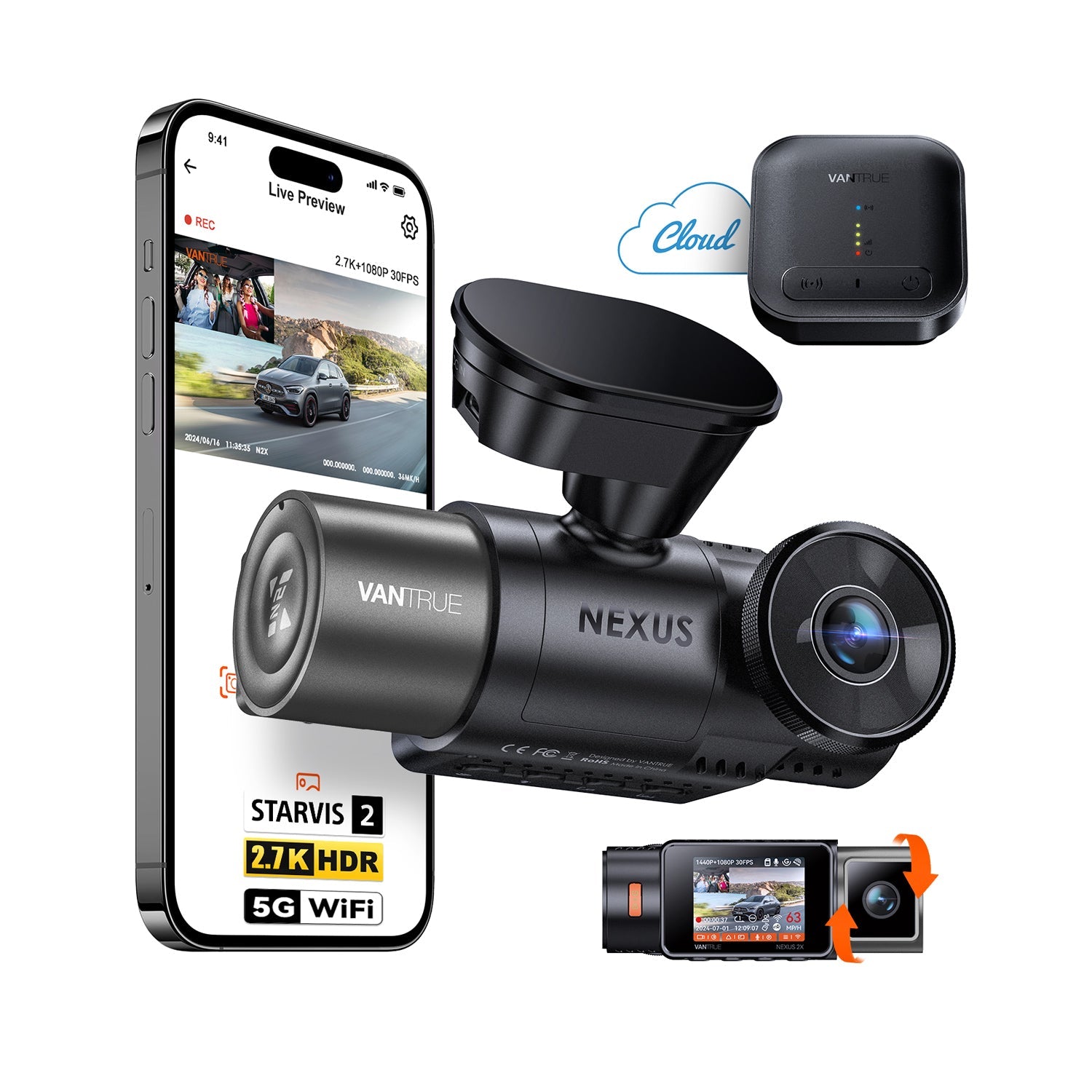 Vantrue Nexus 2X + LT01