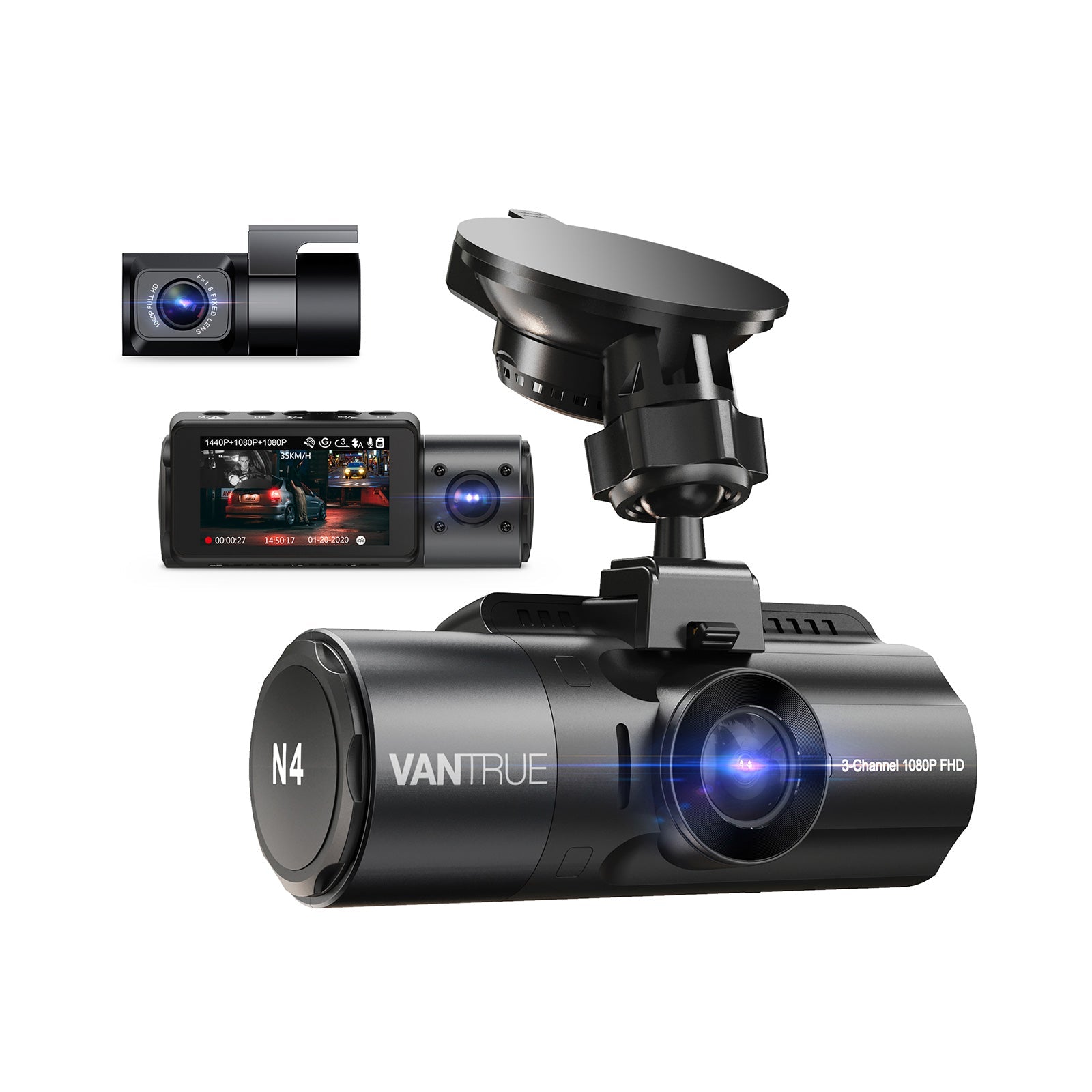 Vantrue N4 3 Channel Dashcam