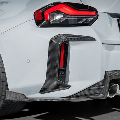 Dry Carbon Stoßstangenaufsatz in L-Form "KB Design" für BMW M2 G87