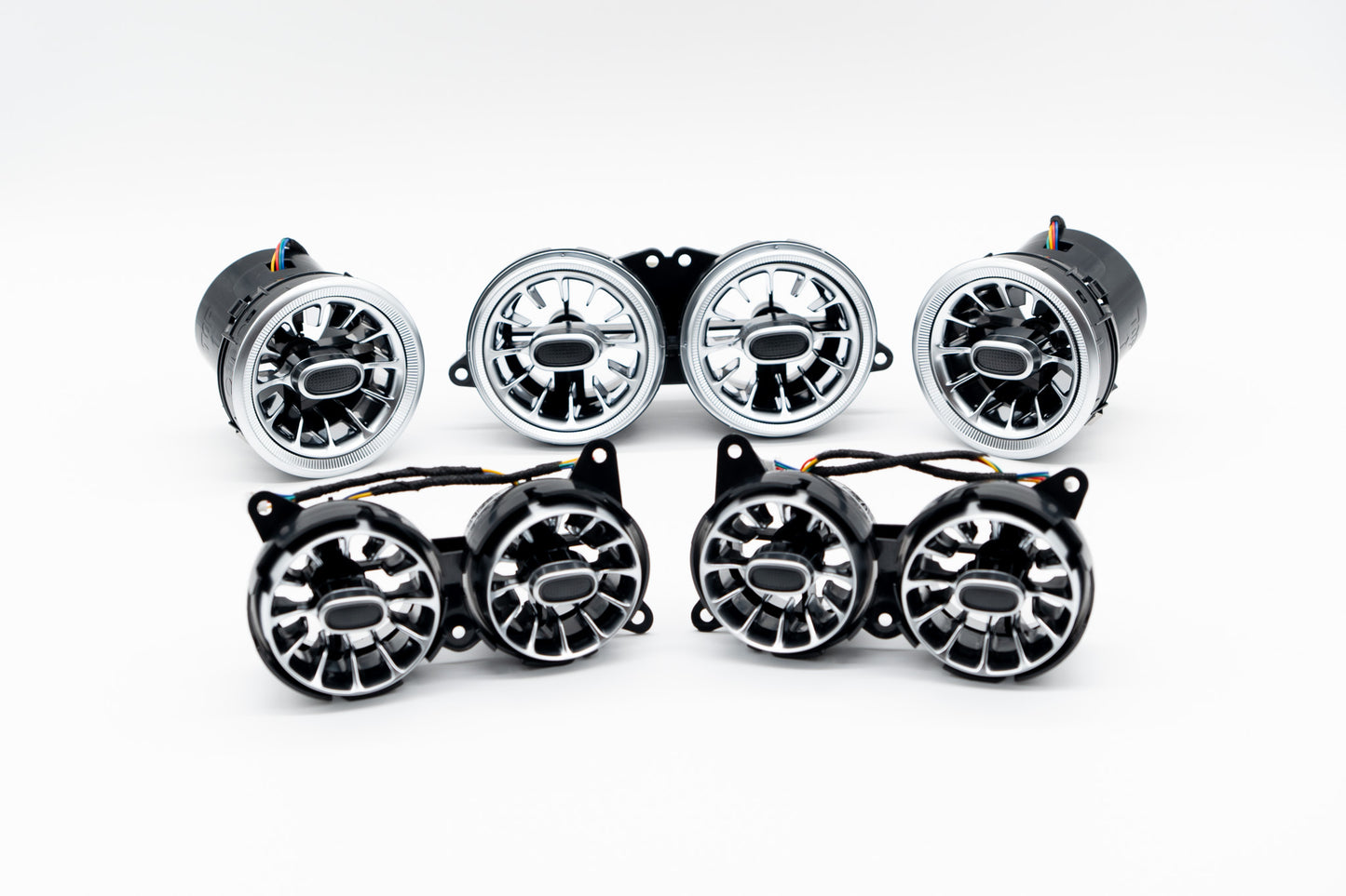 Mercedes S-Klasse W222 Beleuchtete Lüftungsdüsen | Vorne & Hinten