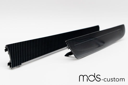 Audi A4 B8 Ambientebeleuchtung Carbon-Optik | 30 Farben App-Steuerung