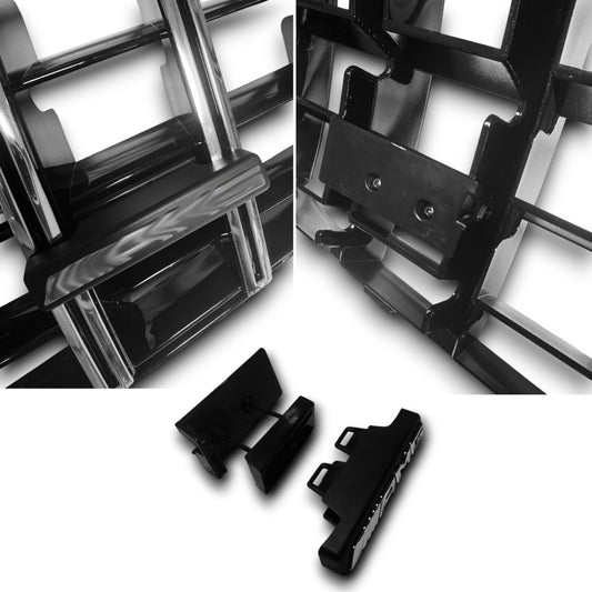 Halterung mit AMG Zeichen für MDS Panamericana Kühlergrills