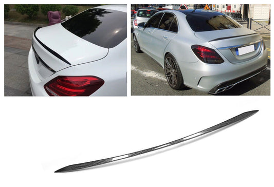 HECKSPOILER LIPPE CARBON OPTIK passt für Mercedes W205 C-Klasse