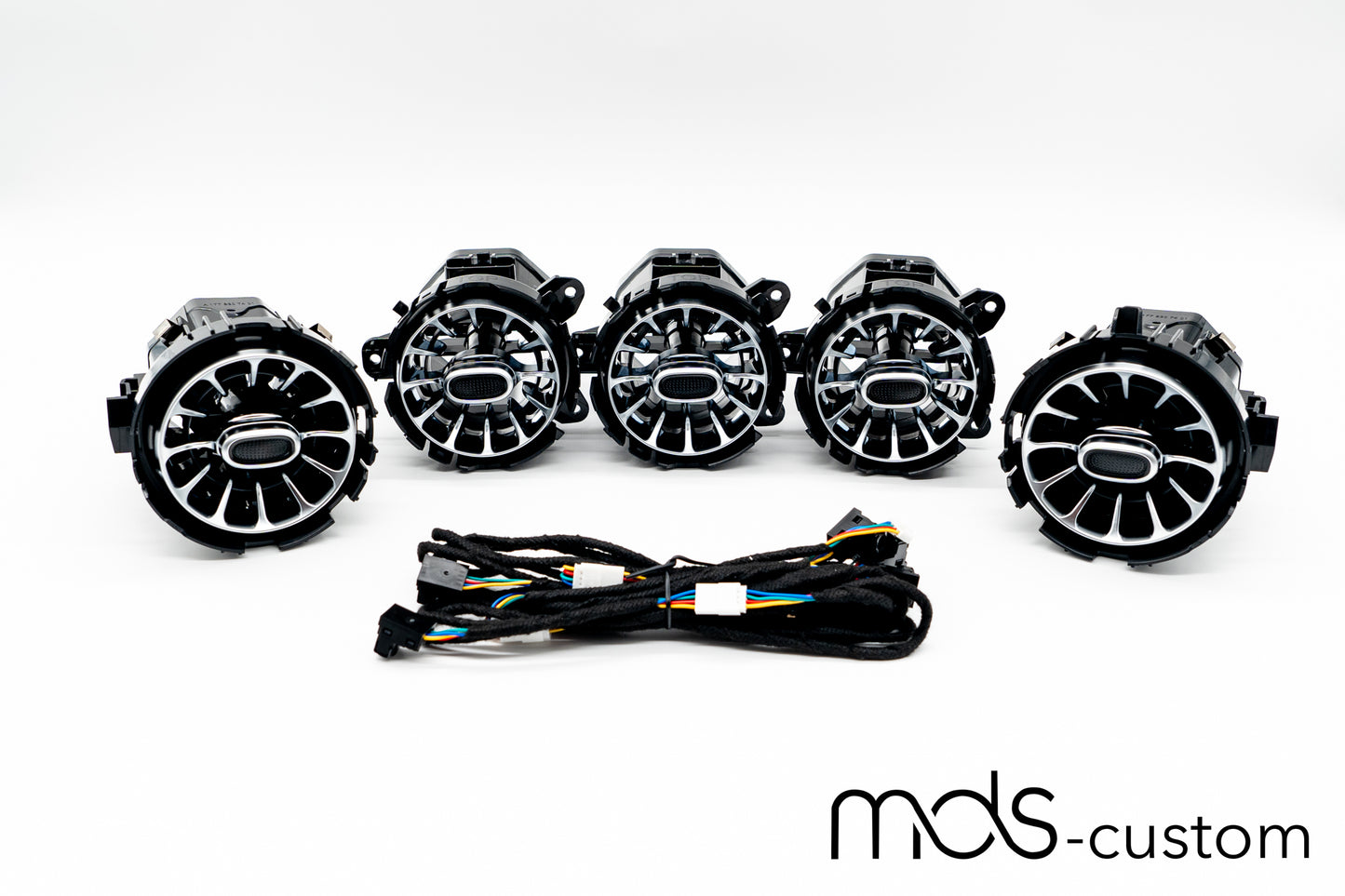 Mercedes CLA W118 Beleuchtete Lüftungsdüsen | Turbine Optik Set