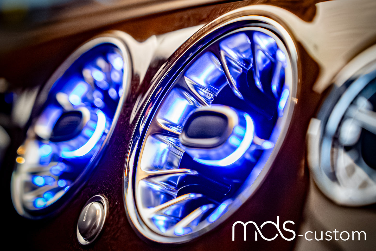 Mercedes S-Klasse W222 Beleuchtete Lüftungsdüsen | Vorne & Hinten