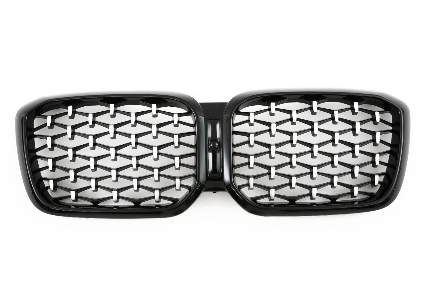 Sport Nierengrill Diamant-Design schwarz chrom für BMW X3 X4 G01 G02 LCI ab 2021