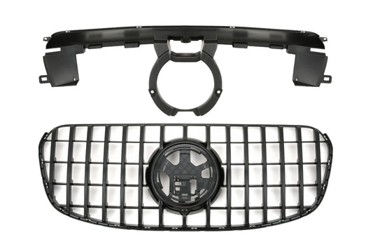 Panamericana Kühlergrill hochglanz schwarz für Mercedes GLS X167 Facelift ab 11/2023
