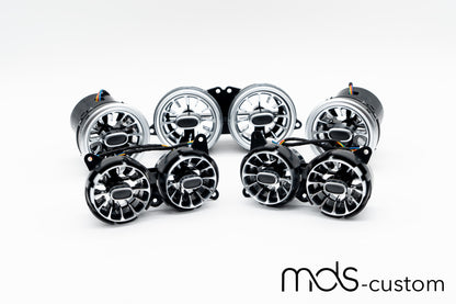 Mercedes S-Klasse W222 Beleuchtete Lüftungsdüsen | Vorne & Hinten