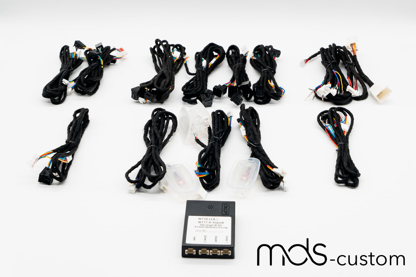 Mercedes CLA W118 Ambientebeleuchtung Nachrüst-Set | 0-64 Farben