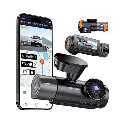 Vantrue N5S Dashcam Bundle mit LTE Modul und Universal Hardwire Kit