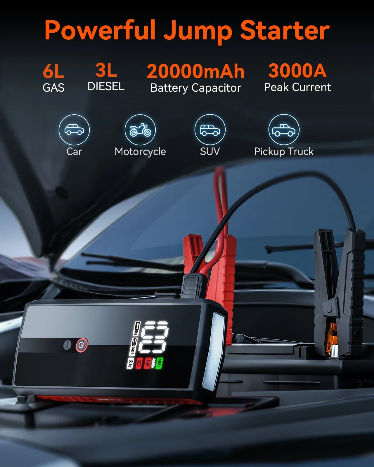 Vantrue JS1 Car Jump Starter