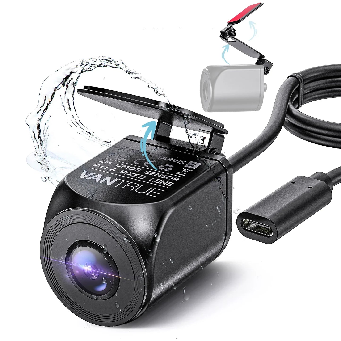 Vantrue wasserdichte Rückkamera für E3, N4 Pro & S1 Pro