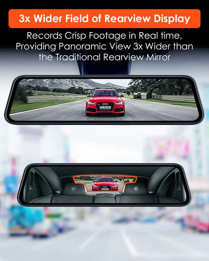 Vantrue Mirror 2 (M2) Streaming Mirror Dual Dashcam