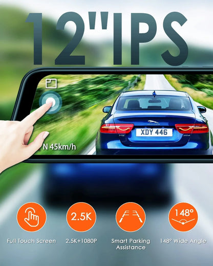 Vantrue Mirror 2 (M2) Streaming Mirror Dual Dashcam