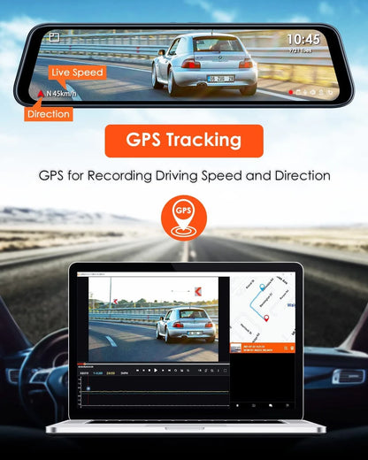 Vantrue Mirror 2 (M2) Streaming Mirror Dual Dashcam