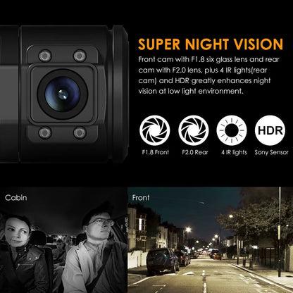 Vantrue OnDash N2 Pro Dual 1080P Dashcam