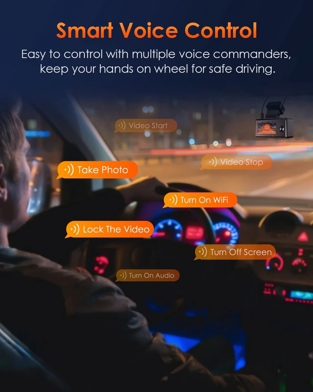 Vantrue Element 3 3-Kanal Dashcam