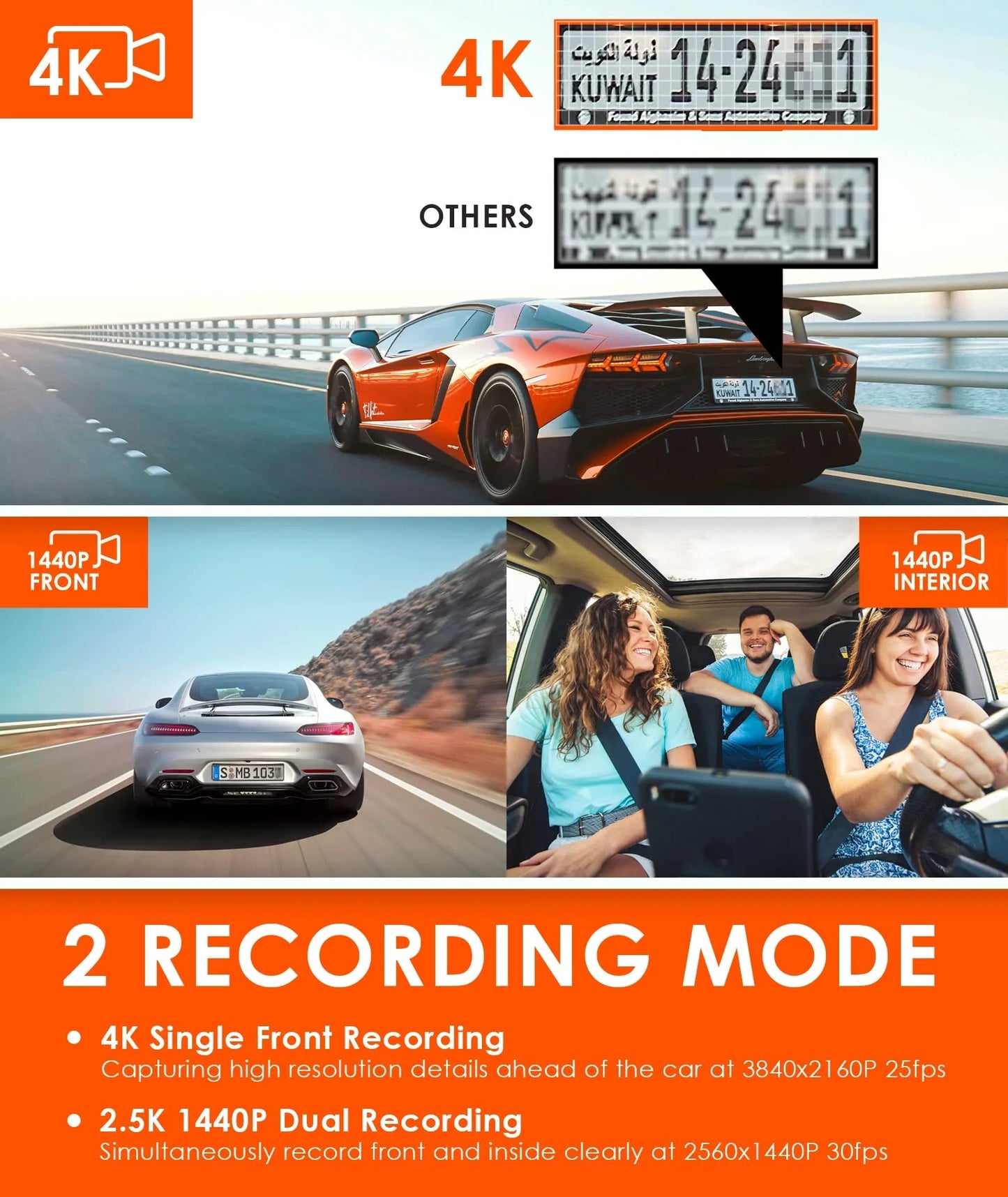 Vantrue OnDash N2S Dual Dashcam