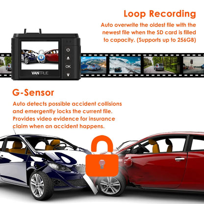 Vantrue N1 Pro Mini 1080P Full HD Dashcam 2023