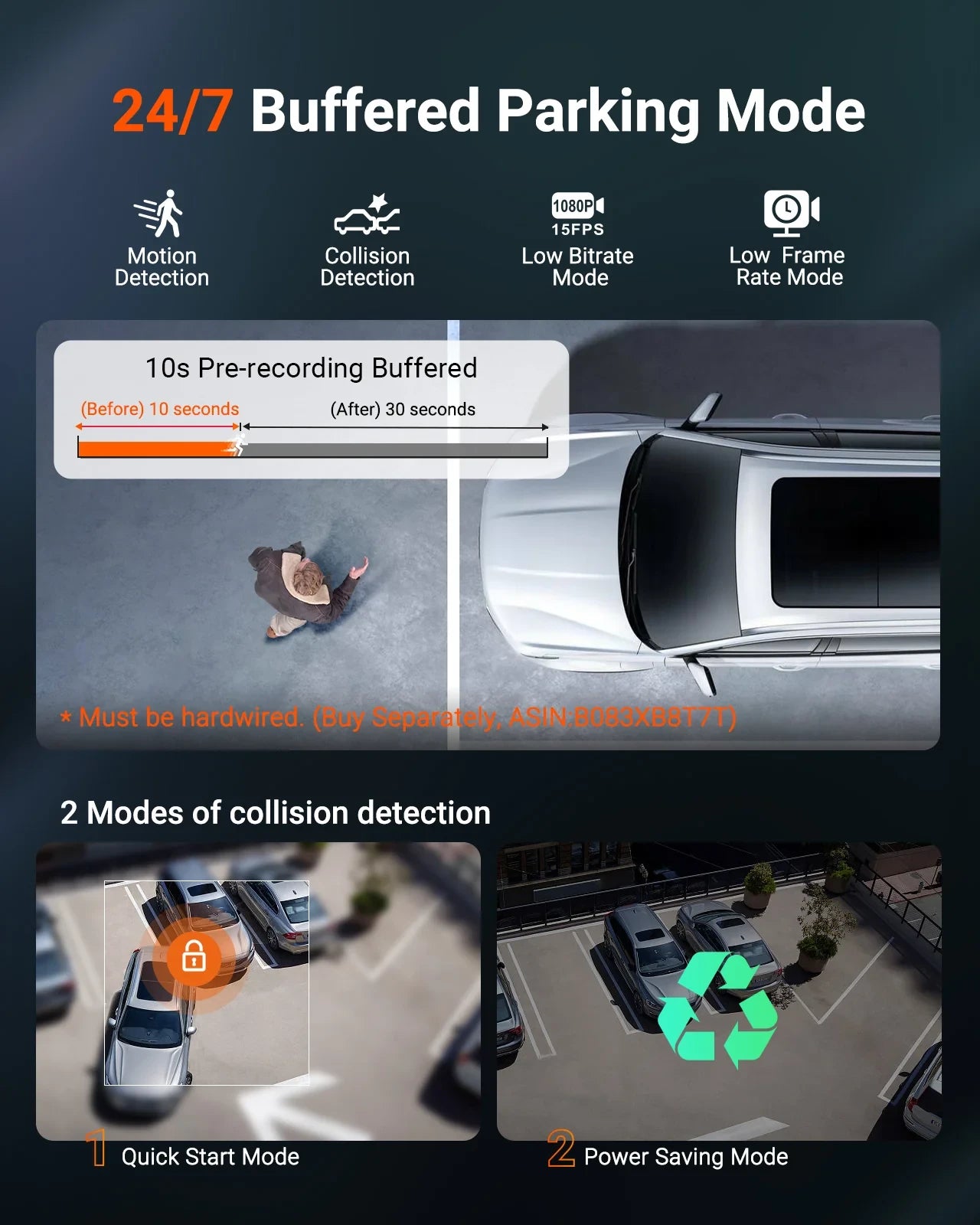 Vantrue N4S Dashcam Bundle mit LTE Box & Hardwire Kit
