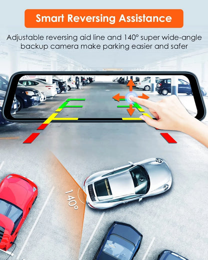 Vantrue Mirror 2 (M2) Streaming Mirror Dual Dashcam