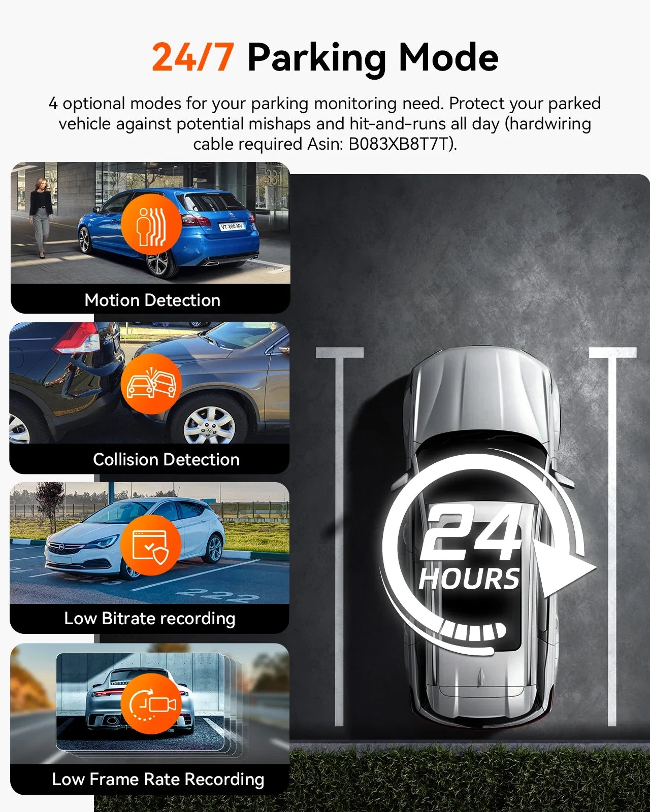 Vantrue N2X Dash Cam Bundle mit LTE Modul und Hardwire Kit