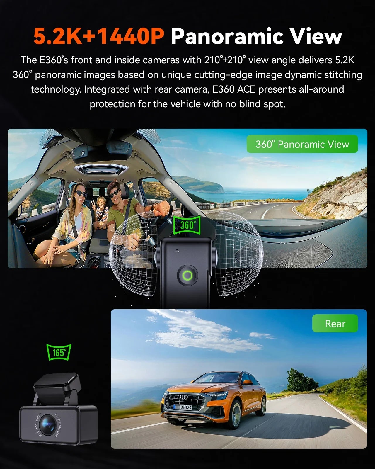Vantrue E360 ACE Dashcam