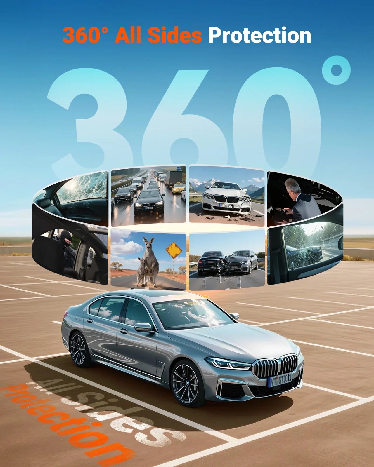 Vantrue N5S Dashcam Bundle mit LTE Modul und Universal Hardwire Kit