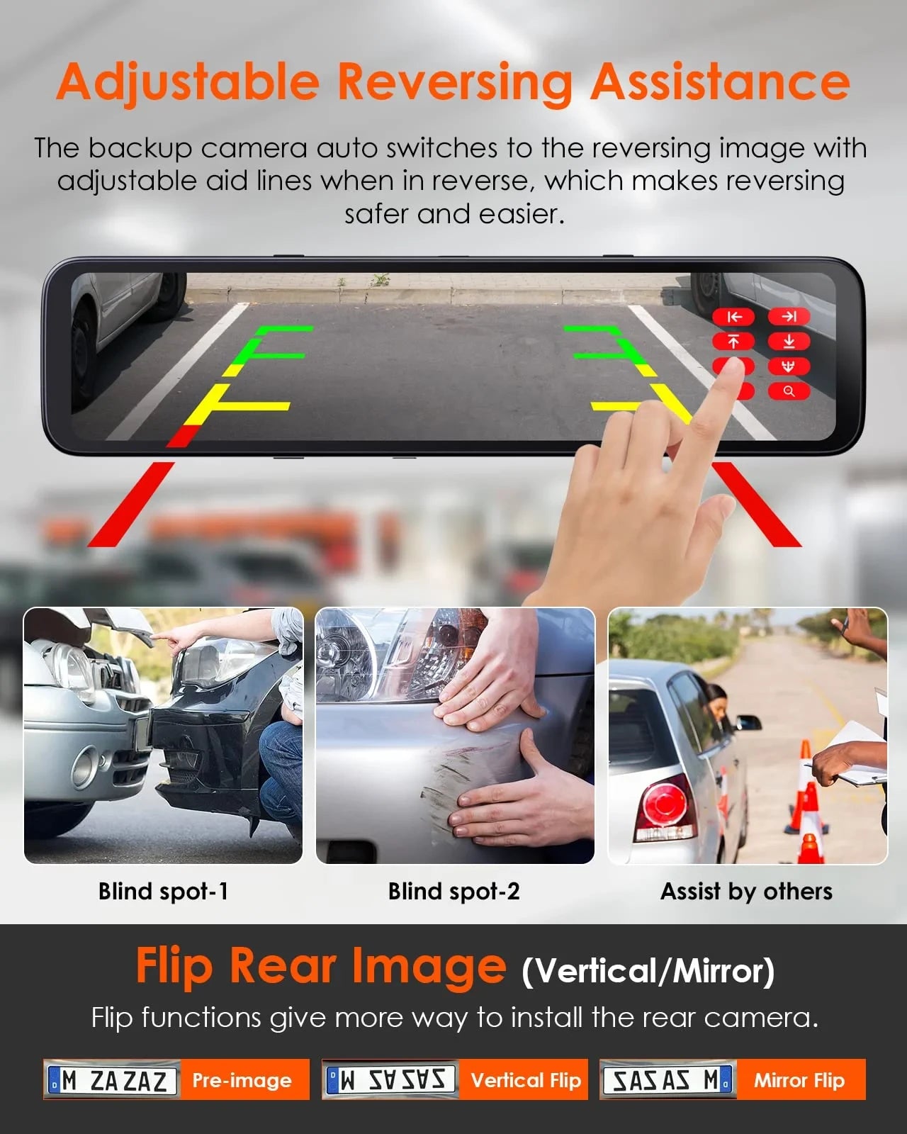 Vantrue Mirror 3 (M3) 3-Kanal Mirror Streaming Dashcam