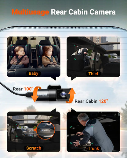 Vantrue N5S Dashcam Bundle mit LTE Modul und Universal Hardwire Kit