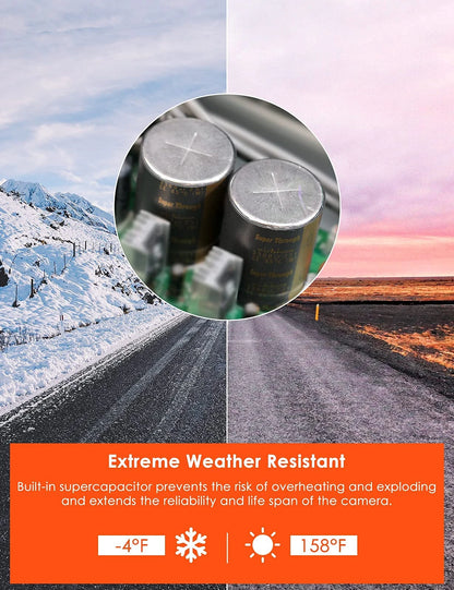 Vantrue OnDash S1 4K Radar Detection Parking Dashcam