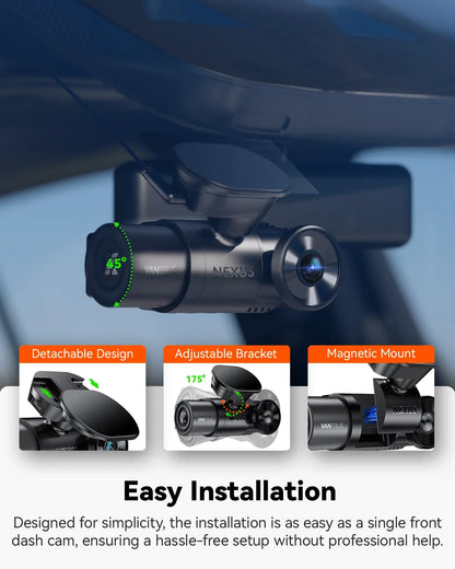 Vantrue N2X Dash Cam Bundle mit LTE Modul und Hardwire Kit