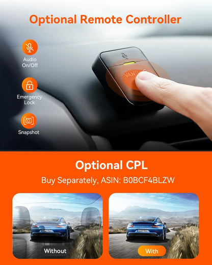 Vantrue Nexus 4 Pro 3-Kanal 4K Dashcam
