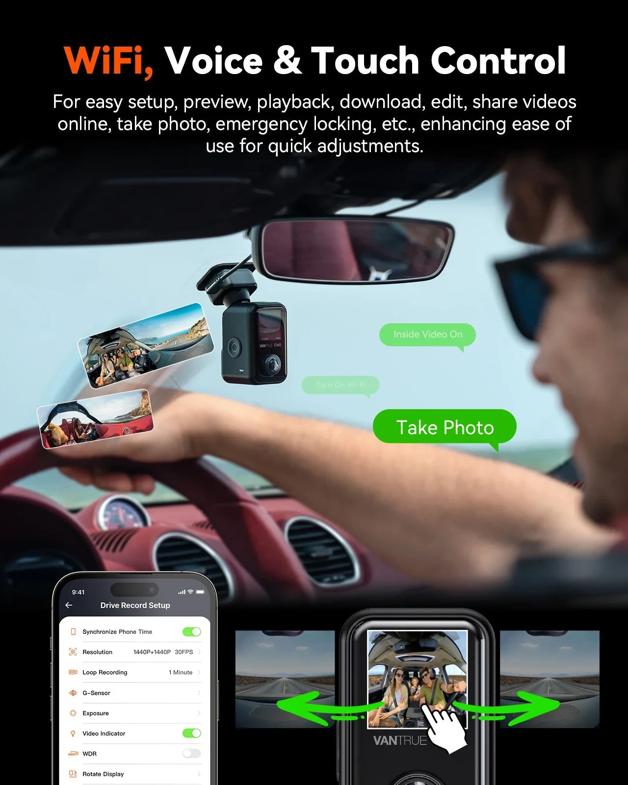 Vantrue E360 ACE Dashcam