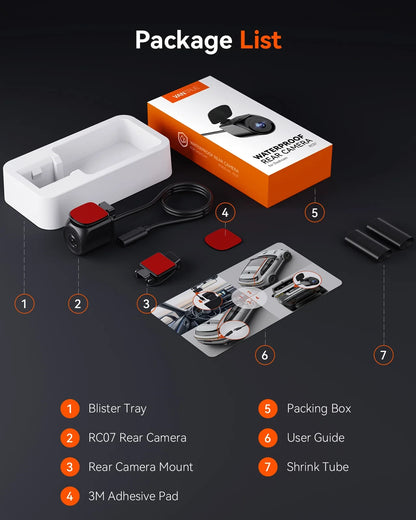 Vantrue wasserdichte Rückkamera für E3, N4 Pro & S1 Pro