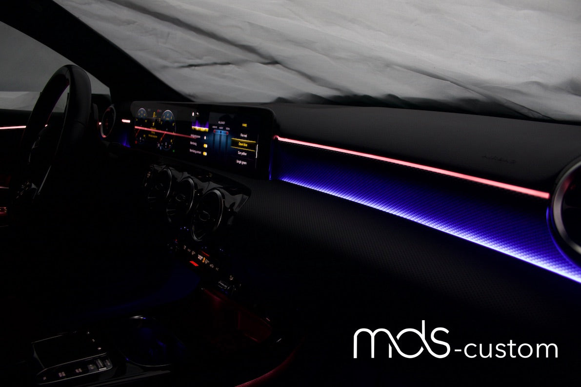 Mercedes CLA W118 Ambientebeleuchtung Nachrüst-Set | 0-64 Farben