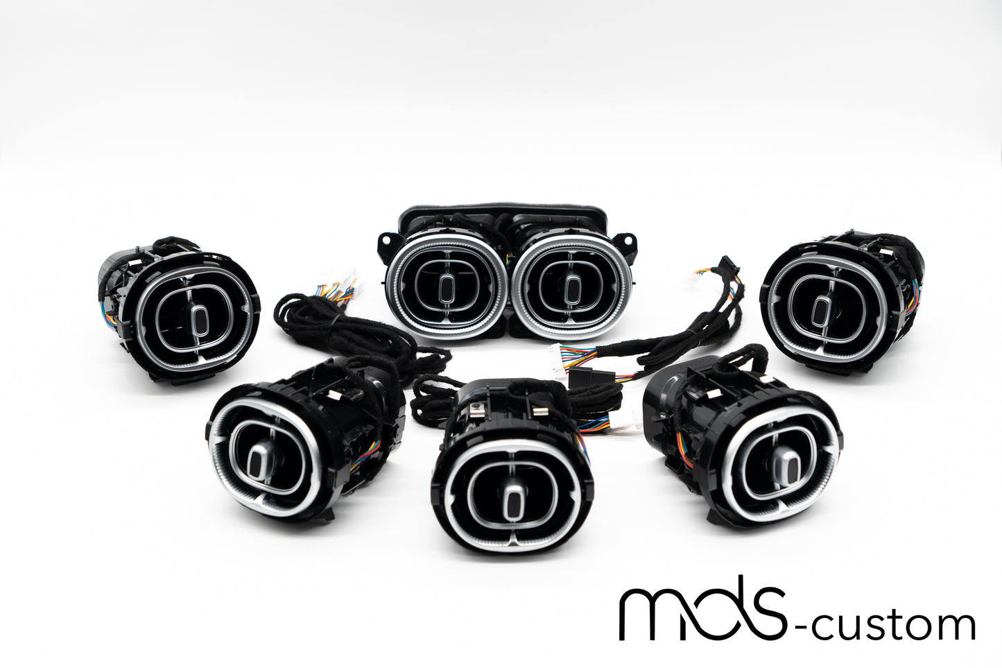 Mercedes C-Klasse W206 Beleuchtete Lüftungsdüsen | Vorne & Hinten