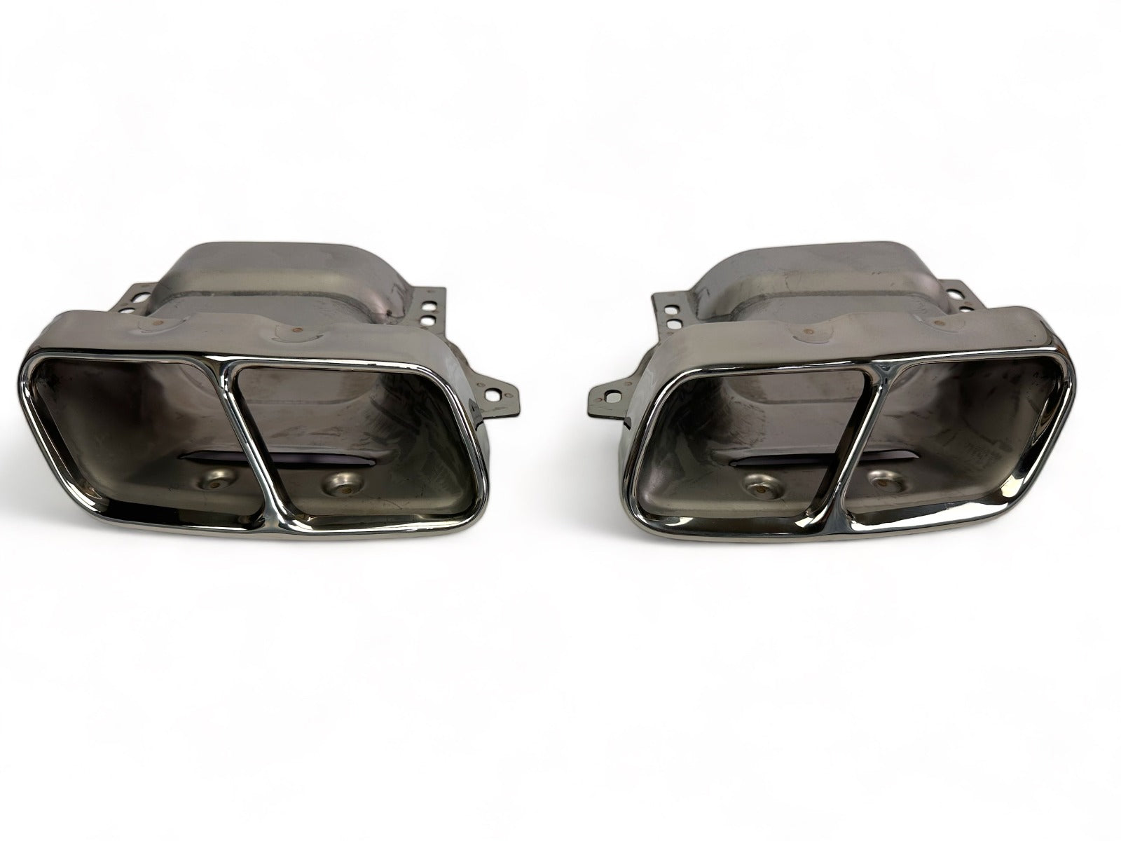 Edelstahl Auspuffblenden verchromt für Diffusor MDS-117600