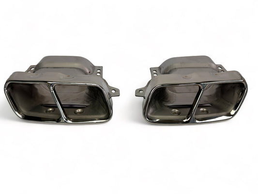 Edelstahl Auspuffblenden verchromt für Diffusor MDS-117600